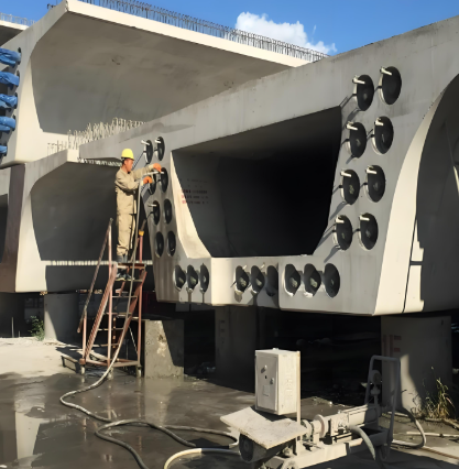 郊区压浆料施工流程及注意事项